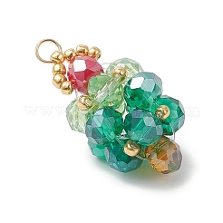 Glass Christmas Tree Pendants&nbsp;PALLOY-MZ00976-01