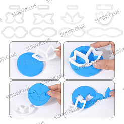 4 Boxs 4 Styles Plastic Molds&nbsp;DIY-SC0030-53B