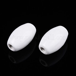 Spray Painted Schima Wood Beads&nbsp;WOOD-T032-29B-02