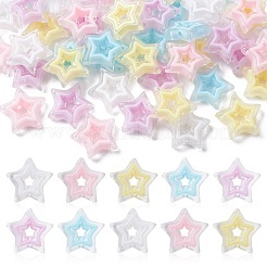 50Pcs Transparent Acrylic Beads&nbsp;SACR-CJ0001-65