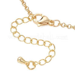 Brass Double Ring Link Chain Bracelet Making&nbsp;AJEW-JB01510