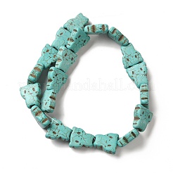 Synthetic Turquoise Dyed Beads Strands&nbsp;G-E594-02