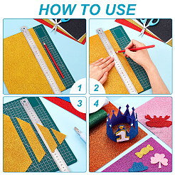 13Pcs 13 Colors Rectangle Sponge EVA Sheets&nbsp;DIY-PH0031-55
