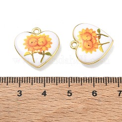 Printed Brass Pendants&nbsp;KK-CBAF9BC-02G-01