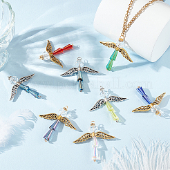 Alloy Glass Pendants&nbsp;PALLOY-GA00005