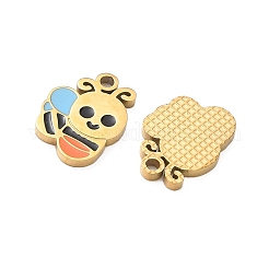 304 Stainless Steel Enamel Pendants&nbsp;SA-CBA0F3B-36G-03