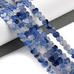 Dyed & Heated Natural Blue Aventurine Beads Strands&nbsp;G-M403-A33-02