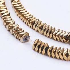 Electroplate Non-Magnetic Synthetic Hematite Strands&nbsp;G-F562-V04