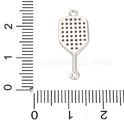 Brass Micro Pave Clear Cubic Zirconia Connector Charms&nbsp;LS-KK-P288-01P