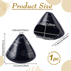 Cone-Shaped Ceramic Incense Burner Holder&nbsp;DJEW-WH0063-75B
