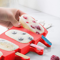 30Pcs 10 Colors Reusable Acrylic Paillette Cakesicle Sticks&nbsp;DIY-GA0002-46