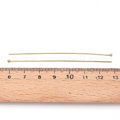 304ステンレススチールヘッドピン  イオンプレーティング（ip）  18KGP本金メッキ  15~70mm  ヘッド：2mm  110個/セット&nbsp;STAS-T065-20G