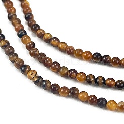 Natural Tiger Eye Beads Strands&nbsp;G-M438-A12-02