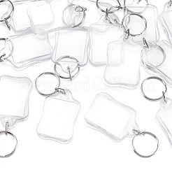 20Pcs Acrylic Photo Frame Keychains&nbsp;AJEW-TA0003-60