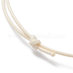 女性用天然宝石編みビーズブレスレット  コーン  内径：2-1/4インチ（5.6cm）&nbsp;BJEW-JB11356