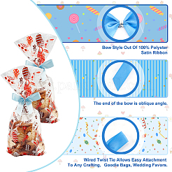 120Pcs 6 Colors Polyester Packaging Ribbon Bows&nbsp;DIY-PH0013-54