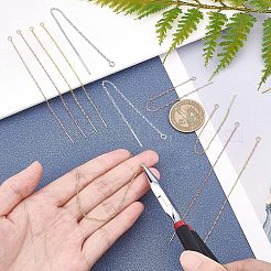 9 Pairs 3 Colors Brass Stud Earring Findings&nbsp;KK-UN0001-06