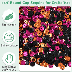 150G 3 Colors Plastic Paillette Beads&nbsp;PVC-YW0001-02