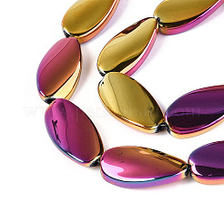 Electroplate Glass Beads Strands&nbsp;EGLA-N055-02L