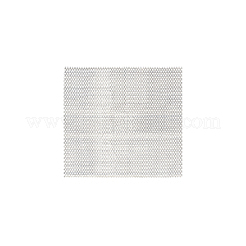 ステンレススチールの細かいメッシュストレーナー  長方形  ステンレス鋼色  300x300x1mm  穴：4.5mm&nbsp;DIY-WH0496-73A-P