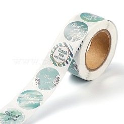 1 Inch Thank You Theme Paper Stickers&nbsp;DIY-L035-011C