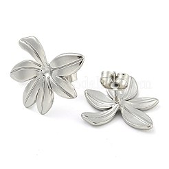 Non-Tarnish 304 Stainless Steel Stud Earrings for Women&nbsp;EJEW-S227-31P