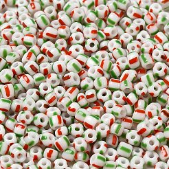 6/0 Opaque Colours Seep Glass Seed Beads&nbsp;SEED-F003-04A-13
