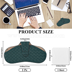 1Pc PU Leather Eyelasses Storage Bag&nbsp;AJEW-CN0002-61A