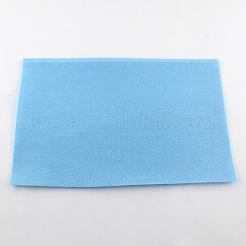 DIYクラフト用品不織布刺繍針フェルト  正方形  ライトスカイブルー  298~300x298~300x1mm  約50個/袋&nbsp;DIY-Q007-17