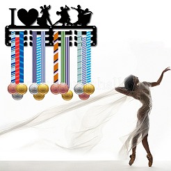 Sports Theme Iron Medal Hanger Holder Display Wall Rack&nbsp;ODIS-WH0055-040