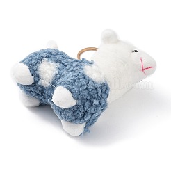 Cute Alpaca Cotton Keychain&nbsp;KEYC-A012-02D