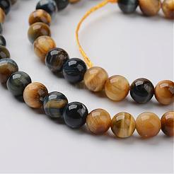 Natural Dream Tiger Eye Beads Strands&nbsp;G-G898-6mm
