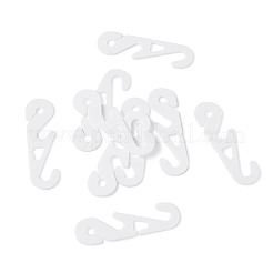 調整可能なプラスチック製のマウスカバーフック耳コード  ホワイト  53x15mm&nbsp;AJEW-TA0017-04