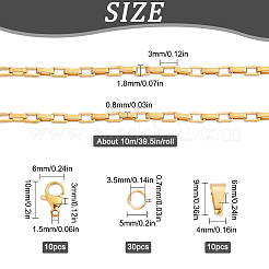DIY Chain Bracelet Necklace Making Kits&nbsp;DIY-SC0020-21G
