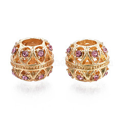 Rack Plating Alloy European Beads&nbsp;MPDL-N039-080