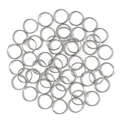 50Pcs 304 Stainless Steel Split Rings&nbsp;STAS-FS0002-06