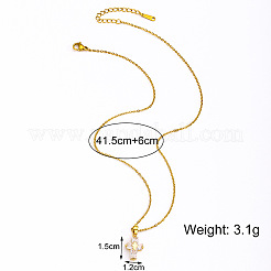 304 Stainless Steel Pave Clear Cubic Zirconia Religion Cross Pendant Necklaces for Women&nbsp;WG89AFA-01