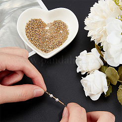 1000Pcs 316 Surgical Stainless Steel Crimp Beads&nbsp;STAS-GO0001-03