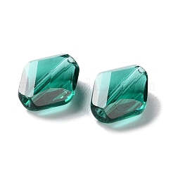 K9ガラス  模造オーストリアクリスタルビーズ  多面カット  菱形  ミックスカラー  10x8x4mm  穴：1.4mm&nbsp;GLAA-R001-01