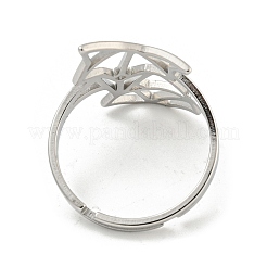 Non-Tarnish 304 Stainless Steel Rings&nbsp;RJEW-R142-01P