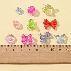 150G 10 Style Transparent Acrylic Beads&nbsp;TACR-FS0001-31
