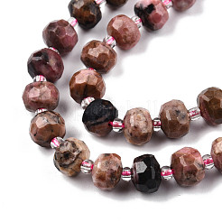 Natural Rhodonite Beads Strands&nbsp;G-N327-08Q