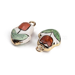 Handmade Porcelain with Brass Pendants&nbsp;PR-CBAB520-06B