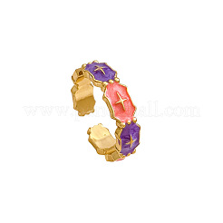 Brass Cuff Open Rings for Women&nbsp;WG72BEA-02