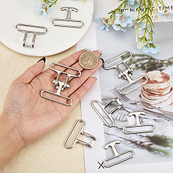 Alloy Snap Lock Clasps&nbsp;FIND-CA0008-42B-P