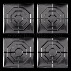 シリコン製家具用フットパッド  椅子・テーブル・ソファの木製脚用  正方形  80x80x3mm&nbsp;AJEW-TADJ0002-007A-03