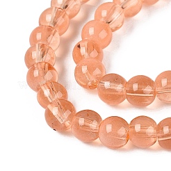 Acrylic Imitation Cat Eye Beads Strands&nbsp;OACR-Q197-01A-14