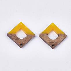 Resin & Walnut Wood Links connectors&nbsp;RESI-S367-15