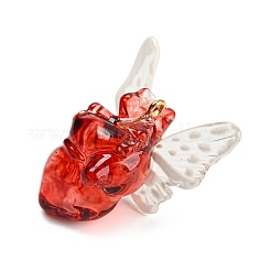Transparent Resin Pendants&nbsp;RESI-D004-01A
