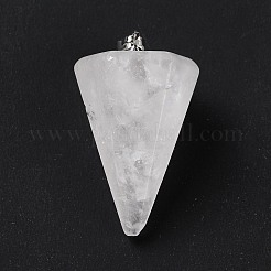 Natural Quartz Crystal Pendants&nbsp;G-F714-02F